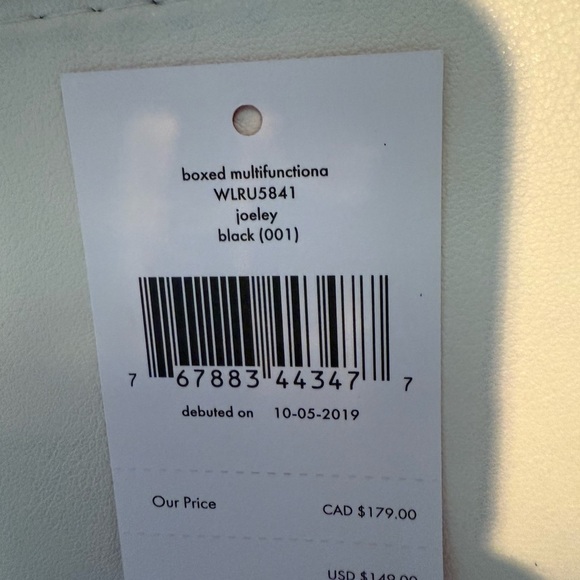 Kate Spade Black Sparkly Joeley Multi Function Wristlet NWT - Picture 4 of 7